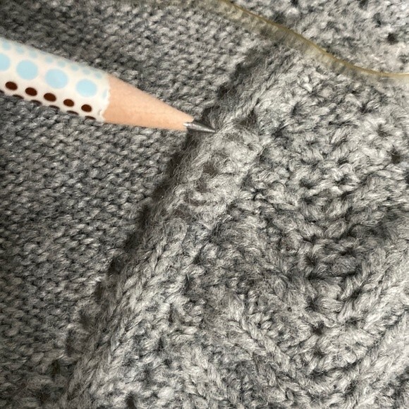 Terra Sky Plus Size Long Line Open Front Cardigan Sweater Gray Knit Pockets - Picture 12 of 16